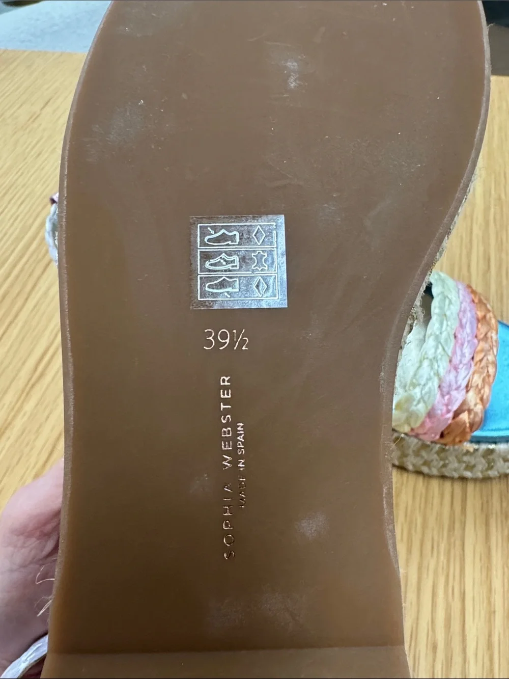 Sophia Webster Ines Espadrille size 9 (39.5)